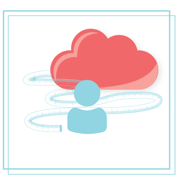 Imagen demetro y persona representa el servicio de personalización de Head in the Clouds